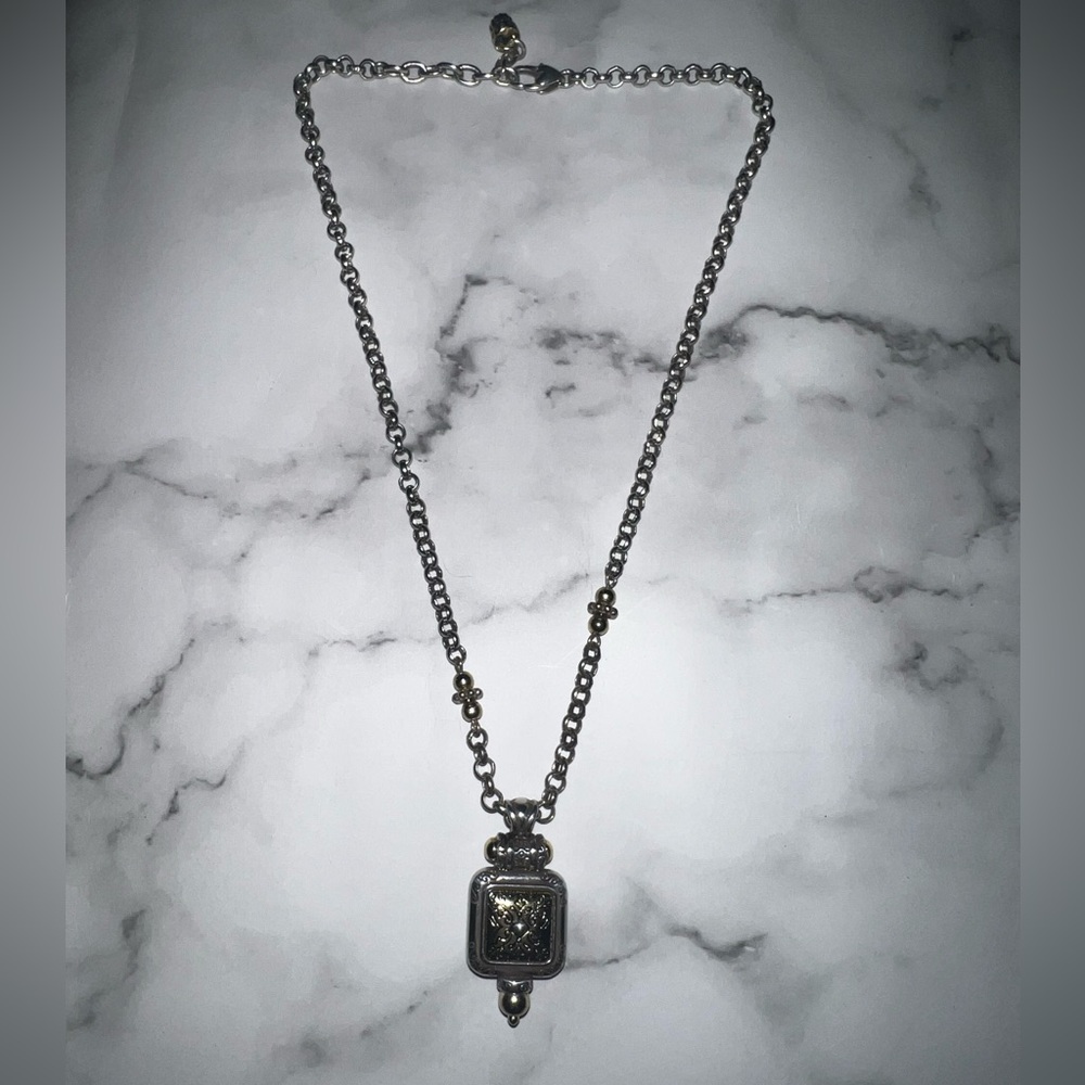 Brighton Square Scroll Necklace Vintage